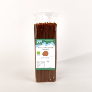 Bio Dinkel Spaghetti Vollkorn - 500g