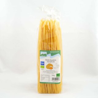 Bio Dinkel Spaghetti mit Ei - 500g