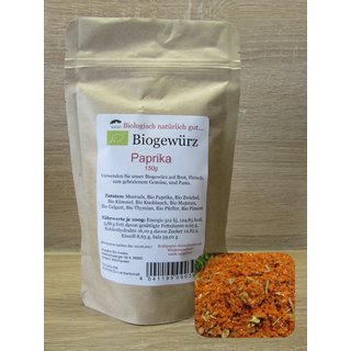 Bio Gewürz Paprika - 150g